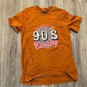 Untamed Faith women’s orange tshirt size M